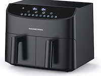 Airfryer - gourmetmaxx - dubbele mand - 2x 3,5 l - zwart - afbeelding 3 van  5