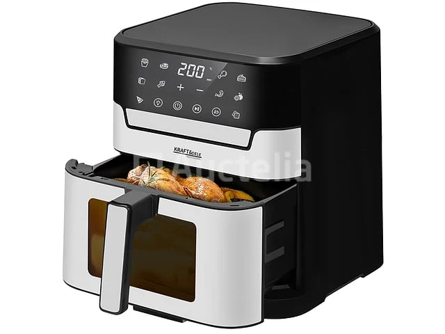 Airfryer 8l (vetvrije frituur) kraft&dele - afbeelding 1 van  5