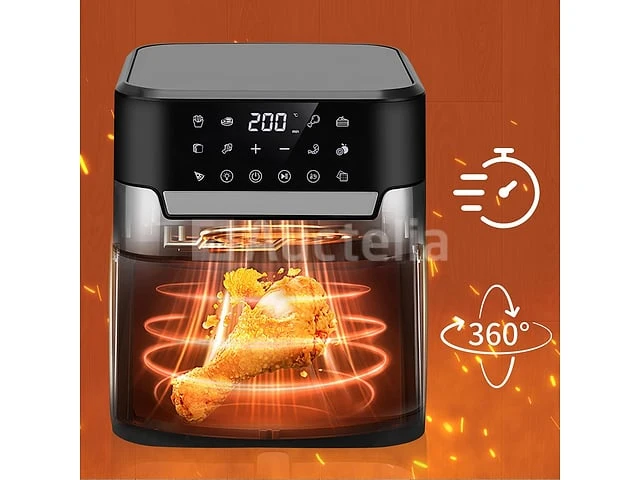 Airfryer 8l (vetvrije frituur) kraft&dele - afbeelding 3 van  5