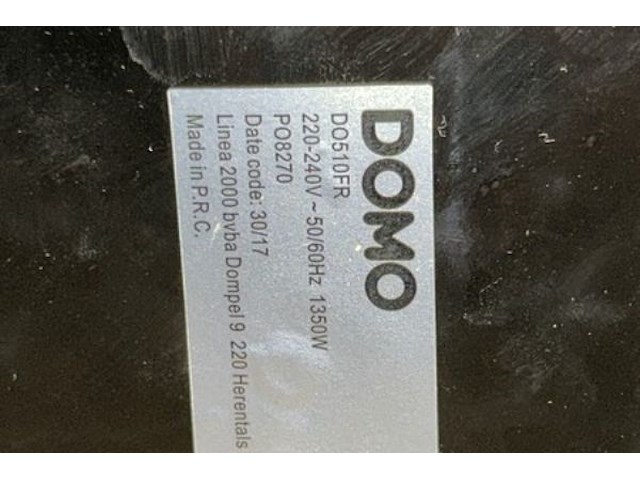 Airfryer domo - afbeelding 5 van  5