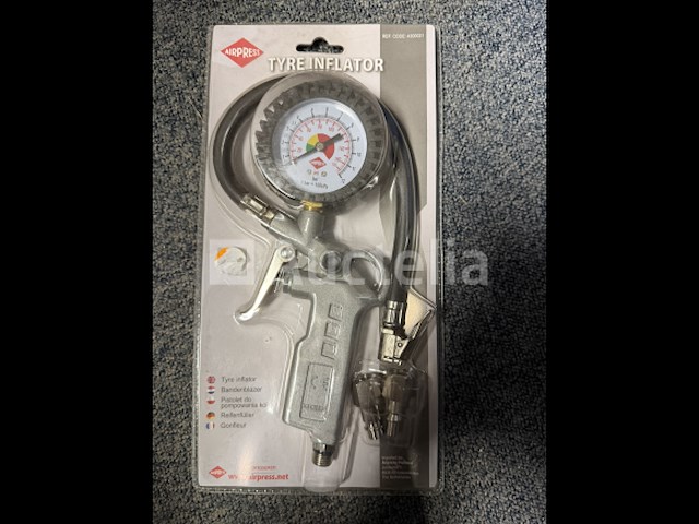 Airpress bandenvul pistool met drukmeter - afbeelding 2 van  2