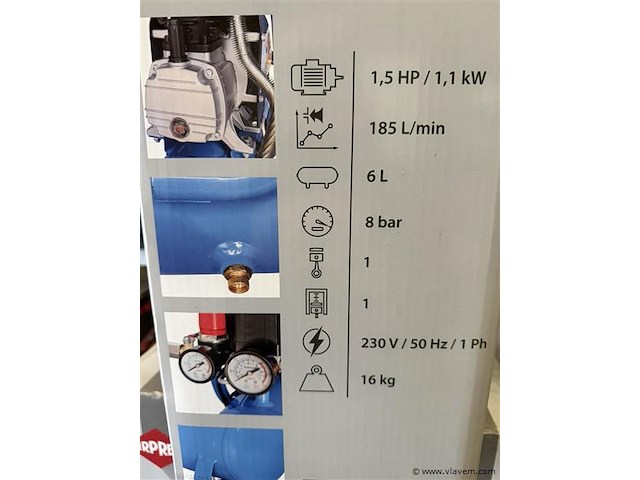 Airpress compressor h185-6 - afbeelding 3 van  3