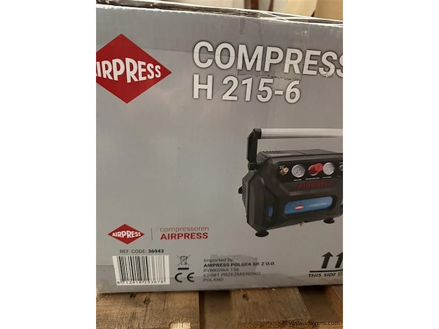 Airpress compressor h215-6 - afbeelding 3 van  3
