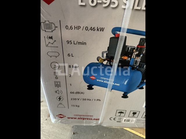 Airpress compressor l6-95 silent - afbeelding 2 van  4