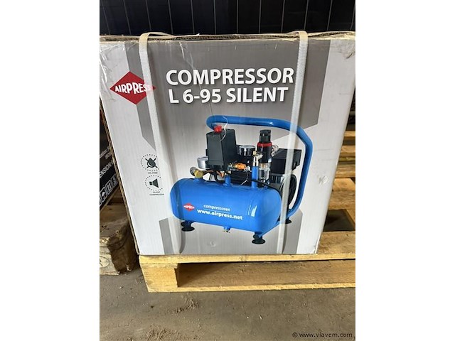 Airpress compressor l6-95 silent - afbeelding 1 van  4