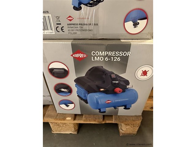 Airpress compressor lmo 6-126 stil - afbeelding 1 van  3
