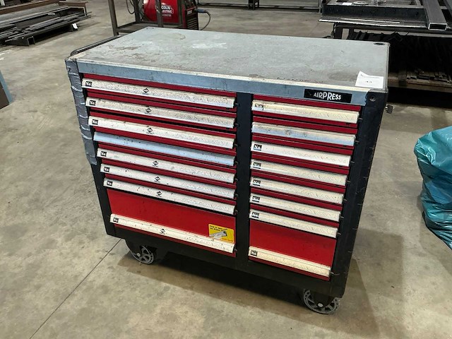 Airpress gereedschapswagen - afbeelding 1 van  2