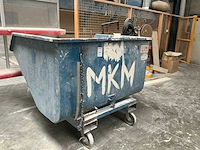 Ajk mobiele plaatstalen kipcontainer - afbeelding 1 van  5