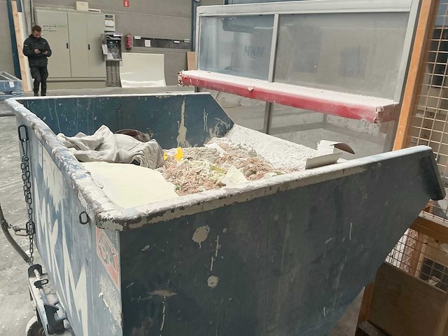 Ajk mobiele plaatstalen kipcontainer - afbeelding 4 van  5