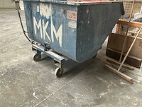 Ajk mobiele plaatstalen kipcontainer - afbeelding 3 van  5