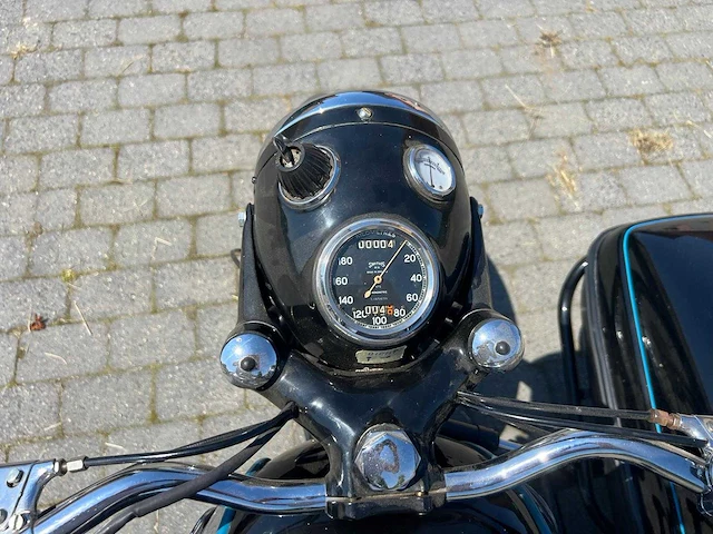 A.j.s r50 motorfiets sidecar - 1959 *oldtimer* - afbeelding 2 van  17