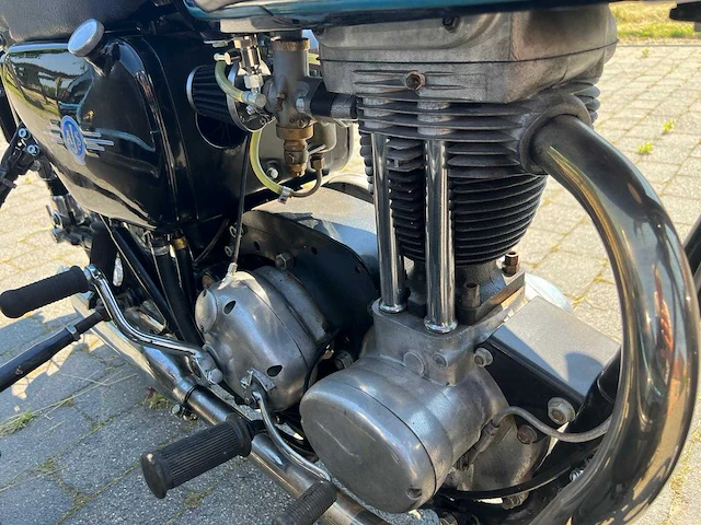 A.j.s r50 motorfiets sidecar - 1959 *oldtimer* - afbeelding 4 van  17