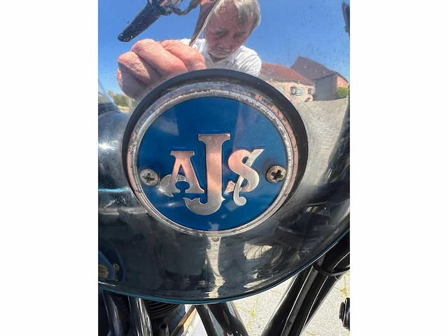 A.j.s r50 motorfiets sidecar - 1959 *oldtimer* - afbeelding 5 van  17