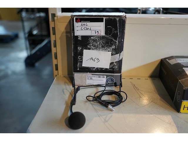 Akg c520l condensator headset mic with 3-pin tqg plug - afbeelding 1 van  1