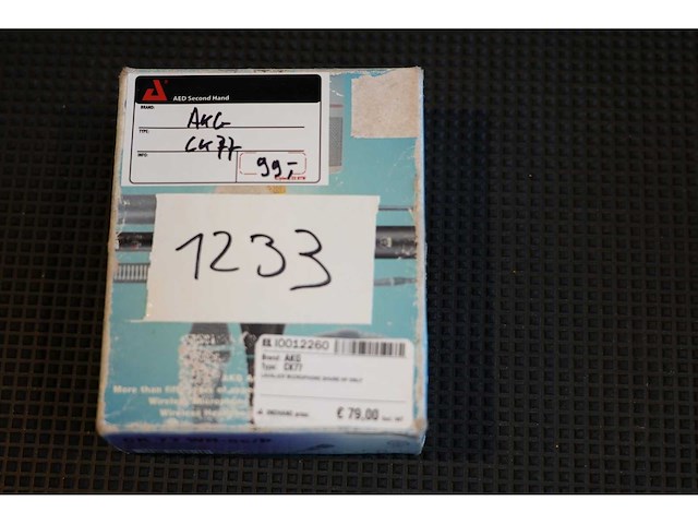Akg ck77 lavalier microphone shure hf only - afbeelding 2 van  2