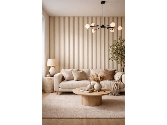 Akoestisch wandpanelen cream (20st) - afbeelding 1 van  3