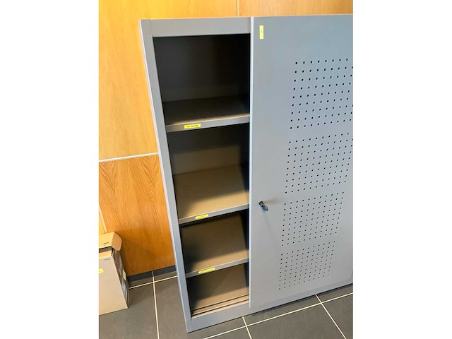 Akoestische schuifdeurkast (2x) + rolluikkast - afbeelding 4 van  5