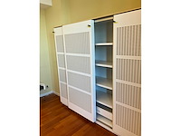 Akoestische schuifdeurkast (3x) + bureautafel - afbeelding 13 van  17