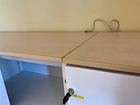 Akoestische schuifdeurkast (3x) + bureautafel - afbeelding 14 van  17