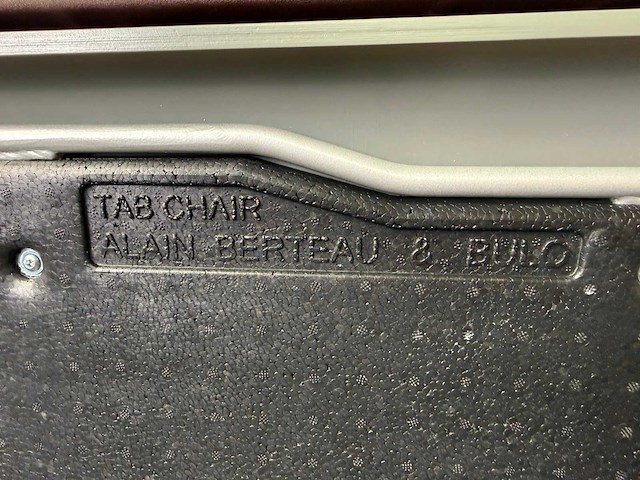 Alain bertaeu & bulo - tab chair - - vergaderstoel (5x) - afbeelding 8 van  8