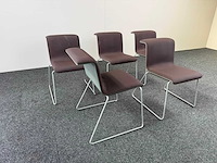 Alain bertaeu & bulo - tab chair - - vergaderstoel (5x) - afbeelding 3 van  8