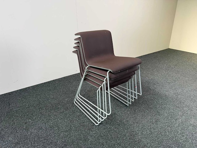 Alain bertaeu & bulo - tab chair - - vergaderstoel (5x) - afbeelding 4 van  7