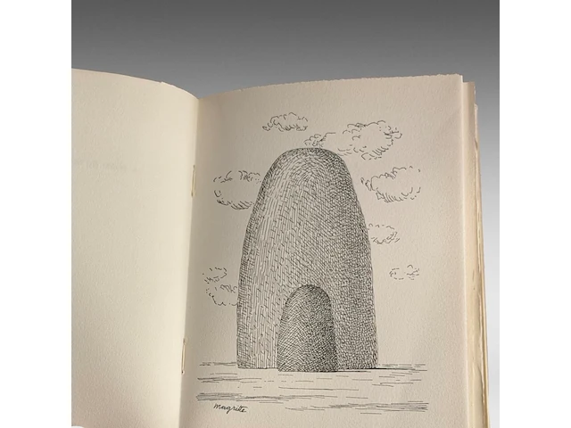 Alain jouffroy (1928-2015) and rené magritte (1898-1967), 'aube à l'antipode', paris, le soleil noir, 1966 5.5 x 21 x 16.5 cm. (2.16 x 8.26 x 6 1/2 in.) - afbeelding 6 van  14