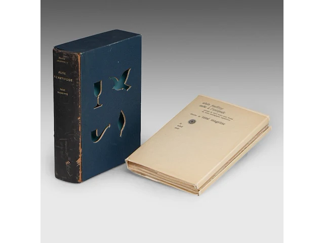 Alain jouffroy (1928-2015) and rené magritte (1898-1967), 'aube à l'antipode', paris, le soleil noir, 1966 5.5 x 21 x 16.5 cm. (2.16 x 8.26 x 6 1/2 in.) - afbeelding 7 van  14