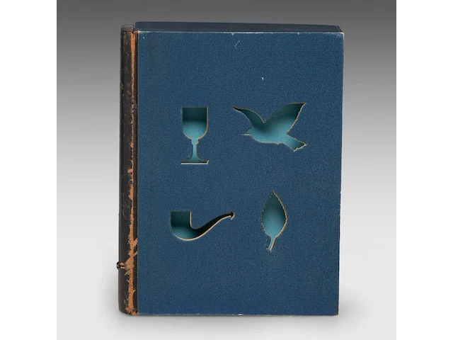 Alain jouffroy (1928-2015) and rené magritte (1898-1967), 'aube à l'antipode', paris, le soleil noir, 1966 5.5 x 21 x 16.5 cm. (2.16 x 8.26 x 6 1/2 in.) - afbeelding 8 van  14