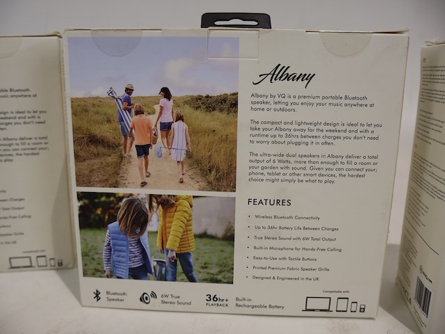 Albany bluetooth speaker (x4) - afbeelding 4 van  4