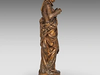 Albert-ernest carrier-belleuse (1824-1887), 'la liseuse', patinated bronze 32.5 cm. (12.80 in.) - afbeelding 5 van  8