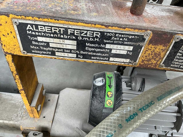Albert fezer boy 4m vacuümheffer - afbeelding 3 van  4