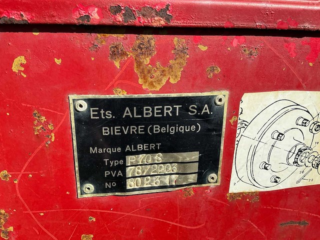 Albert p70s silagewagen - afbeelding 2 van  8