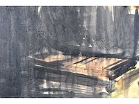 Albert saverijs - kerk van latem aan de leie - aquarel - afbeelding 2 van  14