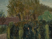 Albert servaes (1883-1966), rural landscape with hedge, 1911, oil on canvas panel 39.5 x 54 cm. (15.55 x 21.26 in.), frame: 52.5 x 68.5 cm. (20.67 x 26.96 in.) - afbeelding 5 van  6