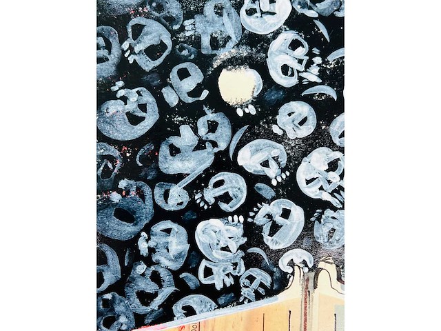 Albert szukalski - originele collage - topwerk - afbeelding 2 van  12
