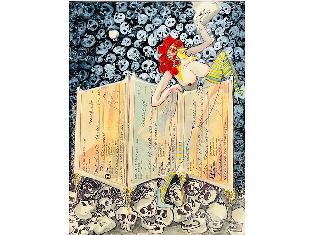 Albert szukalski - originele collage - topwerk - afbeelding 8 van  12