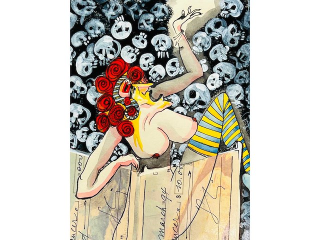 Albert szukalski - originele collage - topwerk - afbeelding 9 van  12