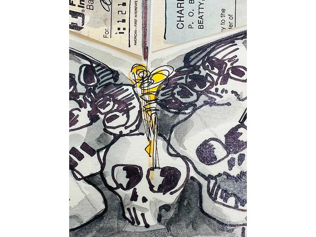Albert szukalski - originele collage - topwerk - afbeelding 15 van  15