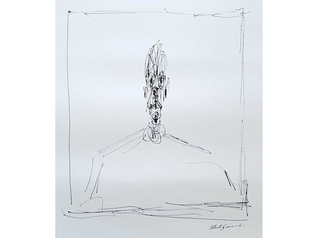 Alberto giacometti - l'étude de la tête humaine - offset - afbeelding 1 van  3