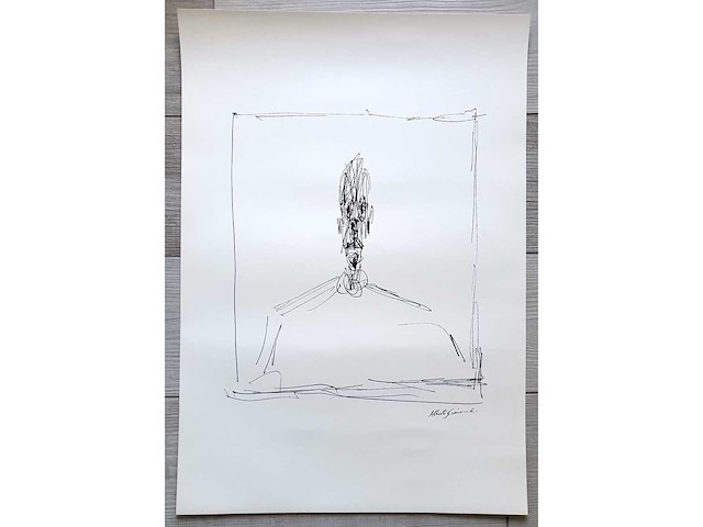 Alberto giacometti - l'étude de la tête humaine - offset - afbeelding 2 van  3