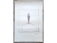 Alberto giacometti - l'étude de la tête humaine - offset - afbeelding 2 van  3