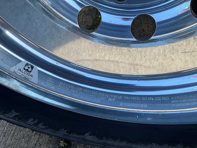 Alcoa dura-bright evo banden op velg (6x) - afbeelding 7 van  7