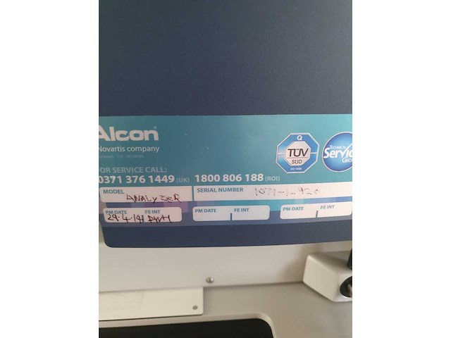 Alcon wavelight allegro analyzer - afbeelding 1 van  1