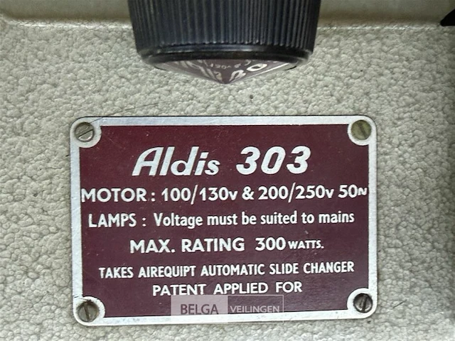 Aldis 303 diaprojector - afbeelding 5 van  5