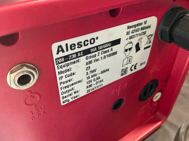 Alesco a80 induction heater - afbeelding 5 van  6