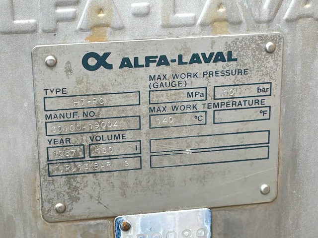 Alfa-laval h7-rc platenwarmtewisselaar - afbeelding 9 van  9