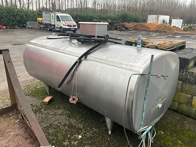 Alfa-laval hca-1800 inox melkkoeltank - afbeelding 7 van  7