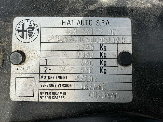 Alfa romeo 155 1.8 twin spark oldtimer 1992 - afbeelding 37 van  51