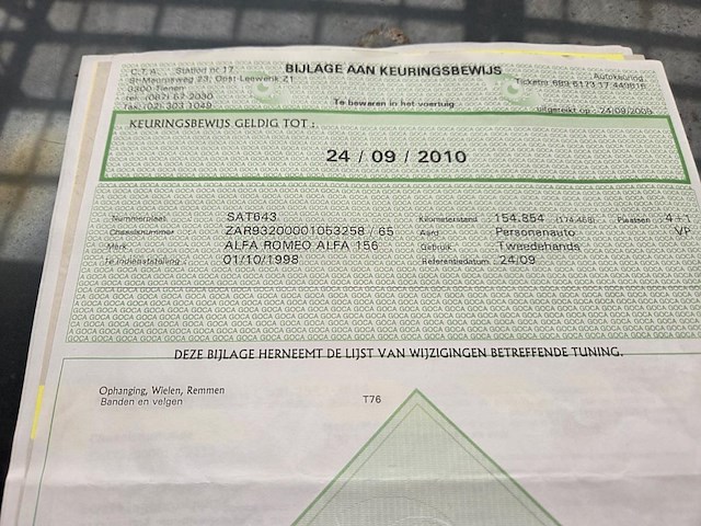 Alfa romeo 156, 1998 - afbeelding 14 van  16